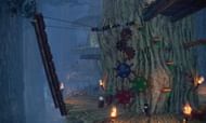 The goal of this puzzle is to lower the bridge (Image via TT Games)